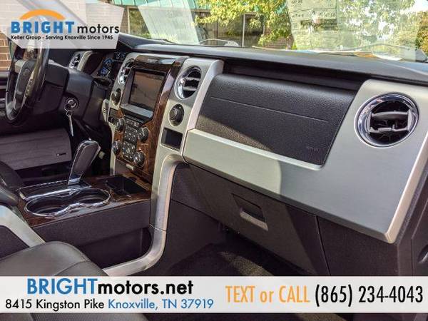 2013 Ford F-150 F150 F 150 Platinum SuperCrew 6.5-ft. Bed 4WD... for sale in Knoxville, TN – photo 22