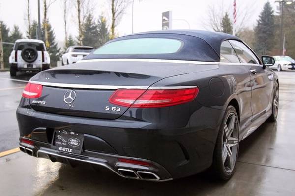 2017 Mercedes-Benz S-Class AWD All Wheel Drive AMG S 63 Convertible for sale in Lynnwood, WA – photo 8