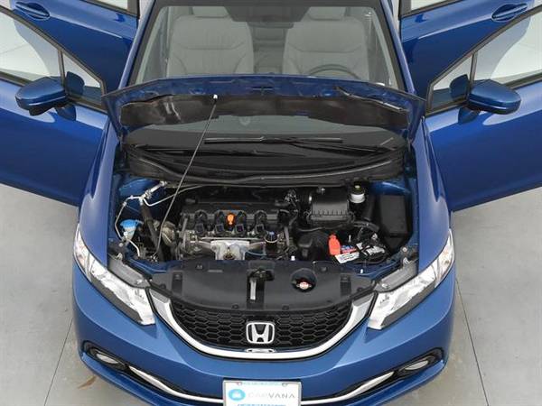 2015 Honda Civic EX-L Sedan 4D sedan BLUE - FINANCE ONLINE for sale in Atlanta, NC – photo 4