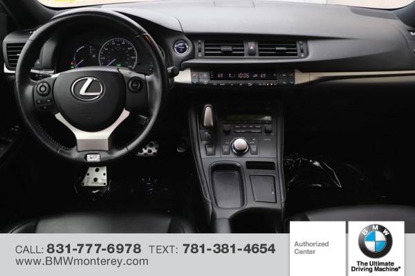 2015 Lexus CT 200h 5dr Sdn Hybrid - - by dealer for sale in Seaside, CA – photo 4