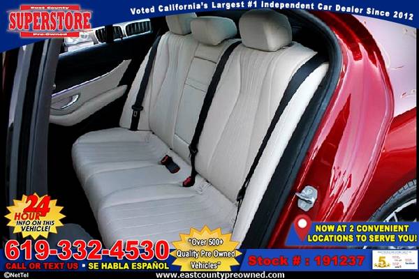 2017 MERCEDES-BENZ E-CLASS E 300 sedan-EZ FINANCING-LOW DOWN! for sale in El Cajon, CA – photo 17