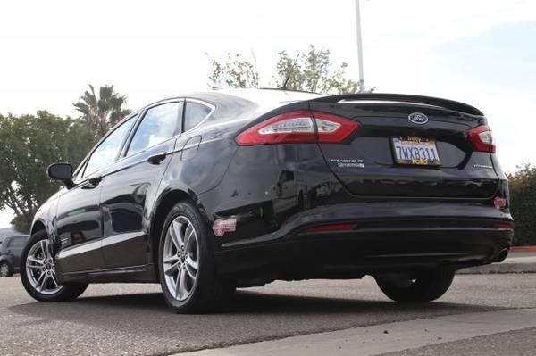 2016 *Ford* *Fusion* *Energi* Titanium sedan BLACK for sale in Tracy, CA – photo 9