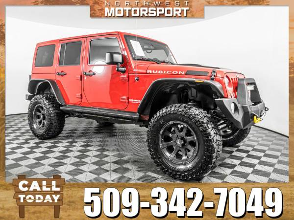 Lifted 2012 *Jeep Wrangler* Unlimited Rubicon 4x4 for sale in Spokane Valley, WA