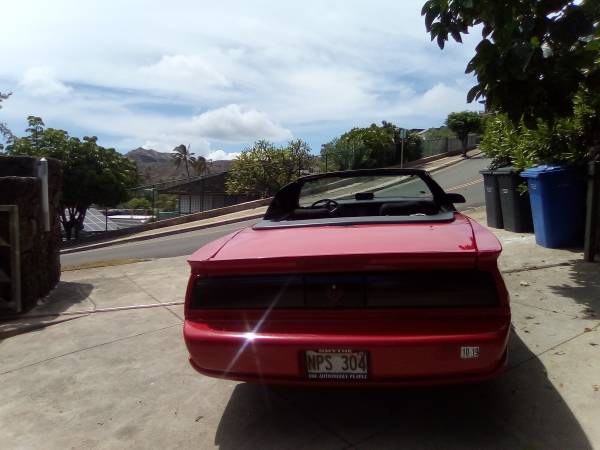 92' Pontiac Firebird Convertible for sale in Honolulu, HI – photo 3
