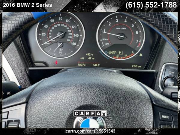 2016 BMW 2 Series 2dr Conv 228i RWD - - by dealer for sale in Murfreesboro, TN – photo 11