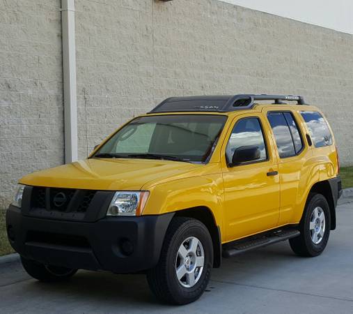 Solar Yellow 2008 Nissan Xterra SE - 4x4 - 126K - Records - cars & for sale in Raleigh, NC