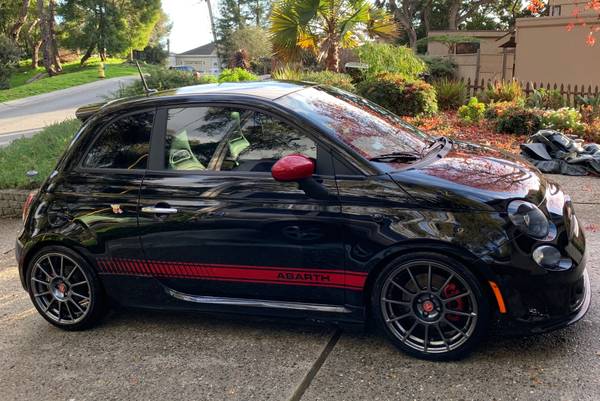 2014 Fiat 500 Abarth / Black and Red - cars & trucks - by owner -... for sale in Aptos, CA