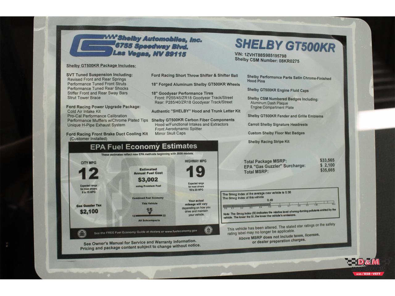 2008 Shelby GT500 for sale in Glen Ellyn, IL – photo 53