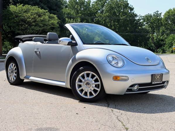 2004 VW NEW BEETLE CONVERTIBLE GLS 1-OWNER 91k-MILES MANUAL for sale in Elgin, IL – photo 14