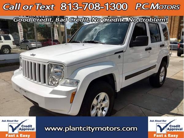 2012 Jeep Liberty Sport 4x4 - Easy Credit Approval and No Dealer Fees! for sale in Plant City, FL