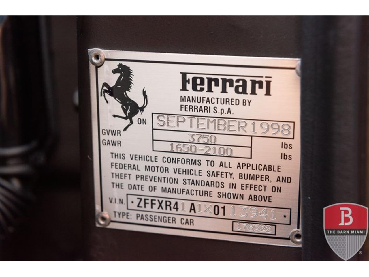 1999 Ferrari F355 for sale in Miami, FL – photo 85