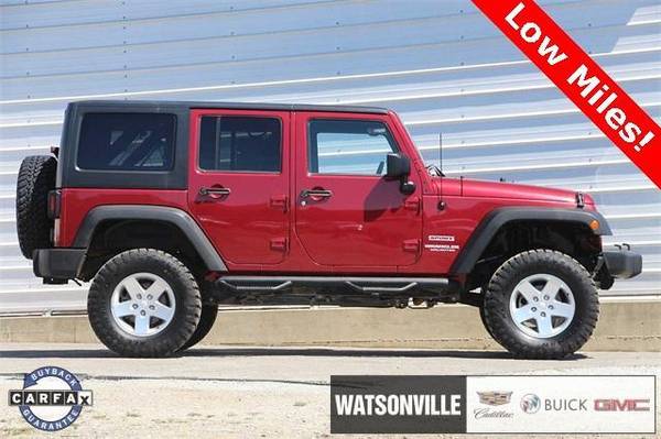 2013 Jeep Wrangler Unlimited Sport suv Deep Cherry Red Crystal Pearl for sale in Watsonville, CA – photo 5