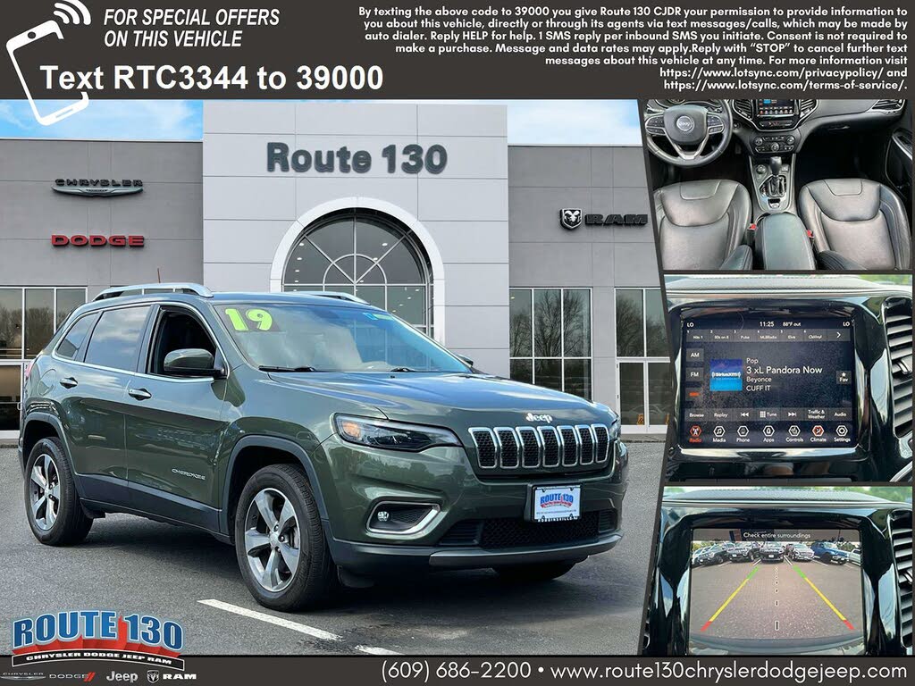 2019 Jeep Cherokee Limited 4WD for sale in Other, NJ