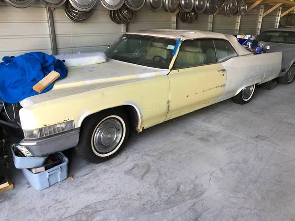 1969 CADILLAC DEVILLE CONVERTIBLE! BARN FIND! - - by for sale in Other, SC