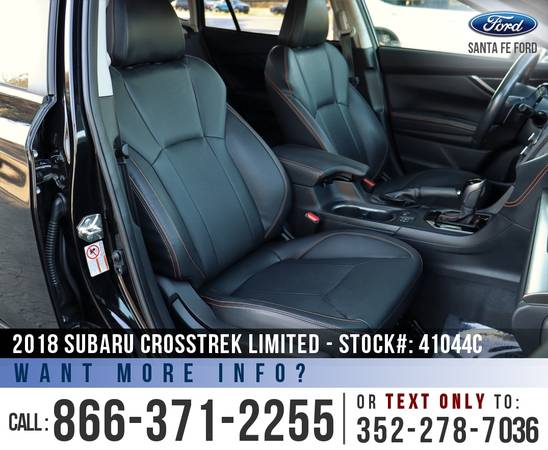 2018 SUBARU CROSSTREK LIMITED Push to Start, Leather Seats for sale in Alachua, FL – photo 21