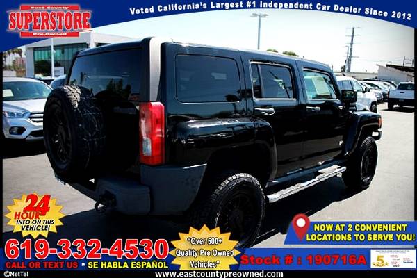 2006 HUMMER H3 4WD SUV-EZ FINANCING-LOW DOWN! for sale in El Cajon, CA – photo 2