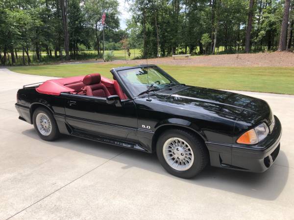 1989 FORD MUSTANG GT CONVERTIBLE 5.0 AUTOMATIC WITH A/C*************** for sale in Monroe, GA – photo 3