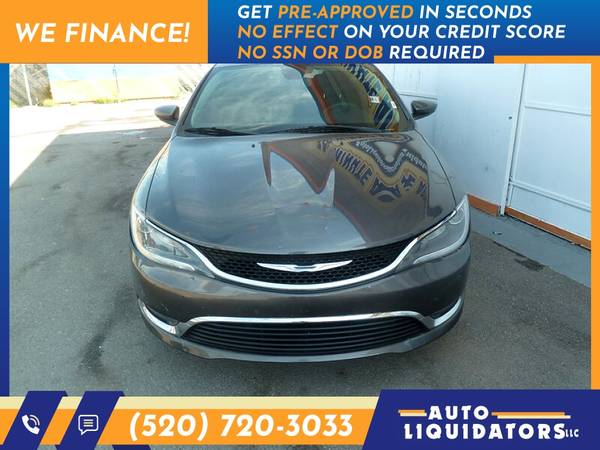 299/mo - 2015 Chrysler 200 Limited FOR ONLY - - by for sale in Tucson, AZ – photo 3