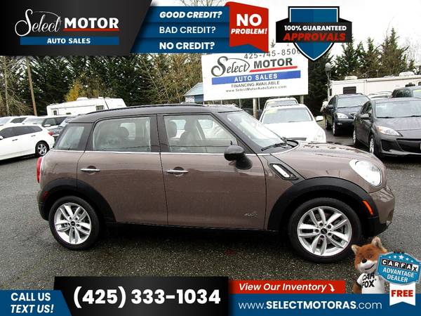 2013 Mini Countryman Cooper S ALL4 ALL 4 ALL-4 AWDCrossover FOR ONLY for sale in Lynnwood, WA – photo 3