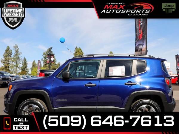 $284/mo - 2018 Jeep Renegade Sport 4x4 - LIFETIME WARRANTY! - cars &... for sale in Spokane, WA – photo 7