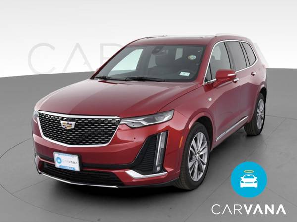 2020 Caddy Cadillac XT6 Premium Luxury Sport Utility 4D suv Red - -... for sale in Houston, TX