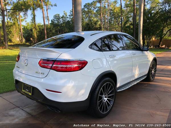 2019 Mercedes Benz GLC43 AMG Coupe 2,116 Miles! $71,440 sticker! Saddl for sale in Naples, FL – photo 3