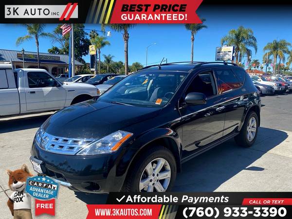 2007 Nissan Murano SLSUV PRICED TO SELL! - - by dealer for sale in Escondido, CA