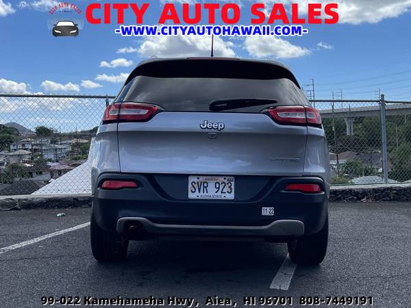 CITY AUTO SALES 2016 Jeep Cherokee Limited Sport Utility 4D for sale in AIEA, HI – photo 4