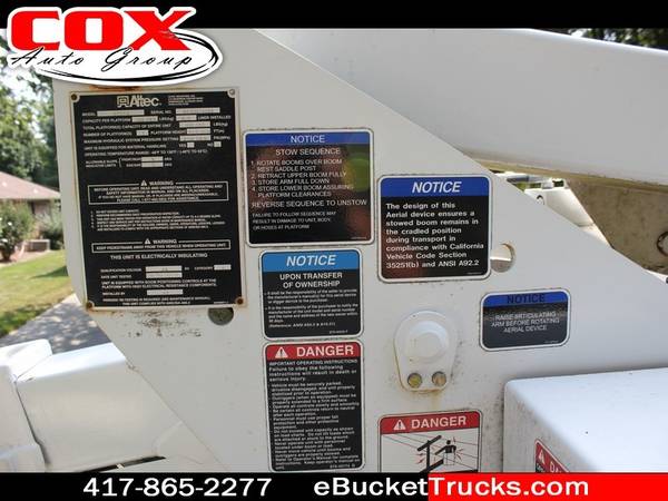 2012 Ford F-550 Altec AT37G 4WD Bucket Truck for sale in Springfield, MO – photo 19