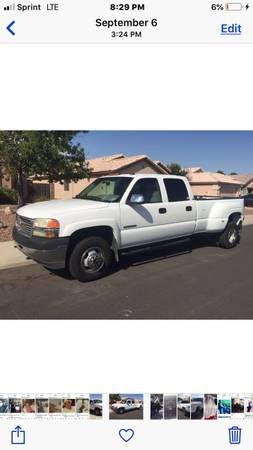 2001 GMC 1 ton dully 4x4 for sale in Dearing, AZ