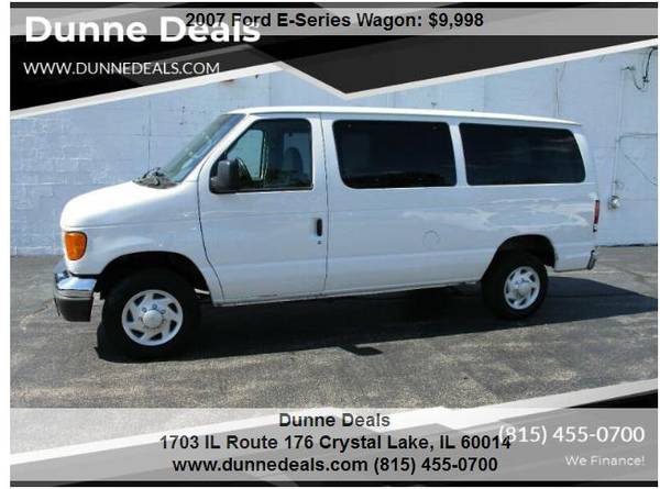 2007 Ford E-Series Wagon E-350 SD XLT 3dr Passenger Van for sale in Crystal Lake, IL