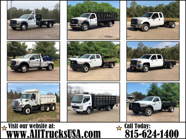 FLATBED & STAKE SIDE TRUCKS / CAB AND CHASSIS PICKUP 4X4 Gas Diesel... for sale in Bemidji, MN