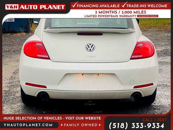 206/mo - 2012 Volkswagen Beetle White Turbo PZEV 2dr 2 dr 2-dr for sale in West Sand Lake, NY – photo 13
