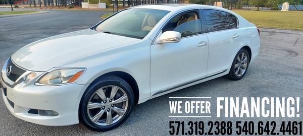 2009 Lexus GS 350 AWD PEARL (Only 76k miles) NEW TIRES/REDUCED! for sale in Fredericksburg, VA