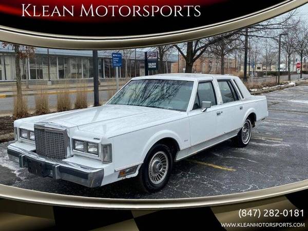 1985 LINCOLN TOWN CAR SIGNATURE 5.0L V8 74K GOOD TIRES 766196 - cars... for sale in Skokie, IL