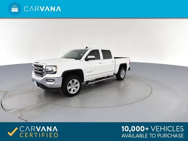 2018 GMC Sierra 1500 Crew Cab SLT Pickup 4D 5 3/4 ft pickup White - for sale in Louisville, KY – photo 6