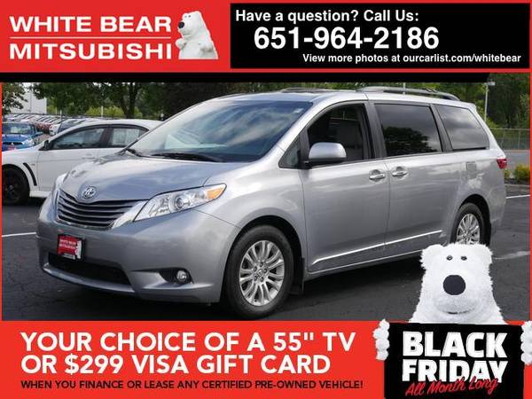 2017 Toyota Sienna - cars & trucks - by dealer - vehicle automotive... for sale in White Bear Lake, MN