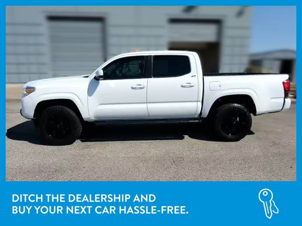 2018 Toyota Tacoma Double Cab SR Pickup 4D 5 ft pickup White for sale in Atlanta, WY – photo 4