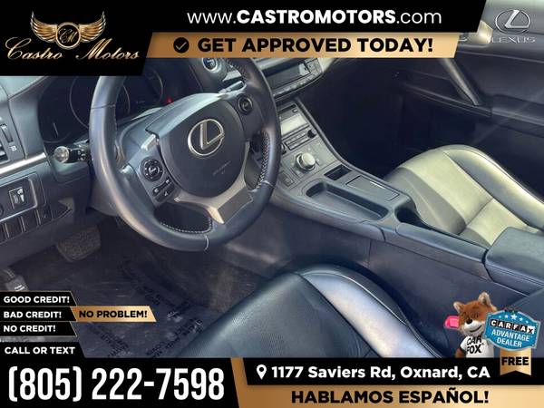 2015 Lexus CT 200h 200 h 200-h BaseHatchback for only 320/mo! for sale in Oxnard, CA – photo 9