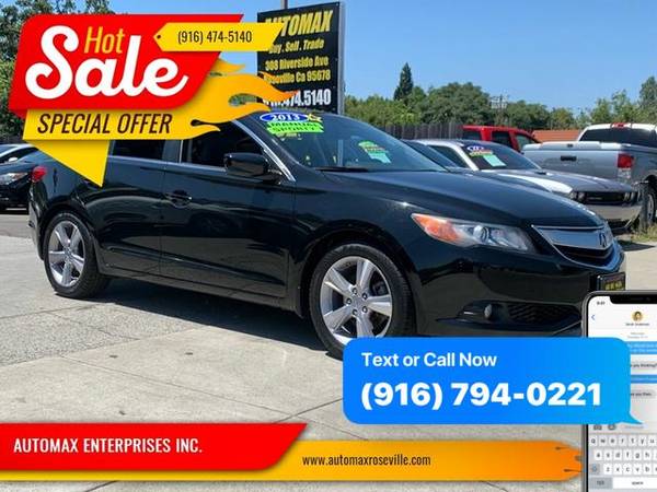 2013 Acura ILX 2.4L w/Premium 4dr Sedan Package - Your job is your... for sale in Roseville, CA