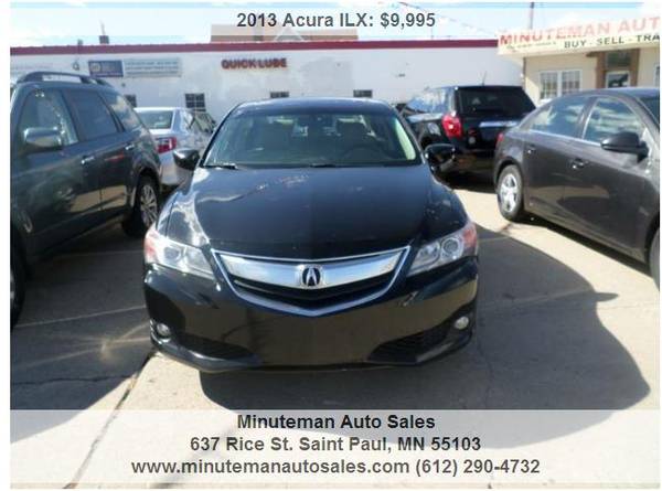 2013 Acura ILX 2.0L w/Tech 4dr Sedan w/Technology Package 62435 Miles for sale in Saint Paul, MN