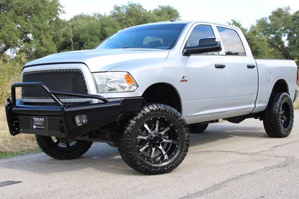 SILVER BULLET! 2015 RAM 2500 4X4 6.7L CUMMINS 20" MOTO'S & 35" NITTOS! for sale in Temple, KY