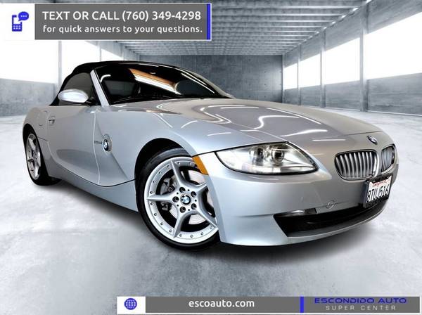 2006 BMW Z4 3 0si Convertible - - by dealer - vehicle for sale in Escondido, CA