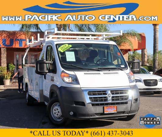 2018 Ram ProMaster 3500 Standard Cab Utility Service Work Truck for sale in Fontana, CA