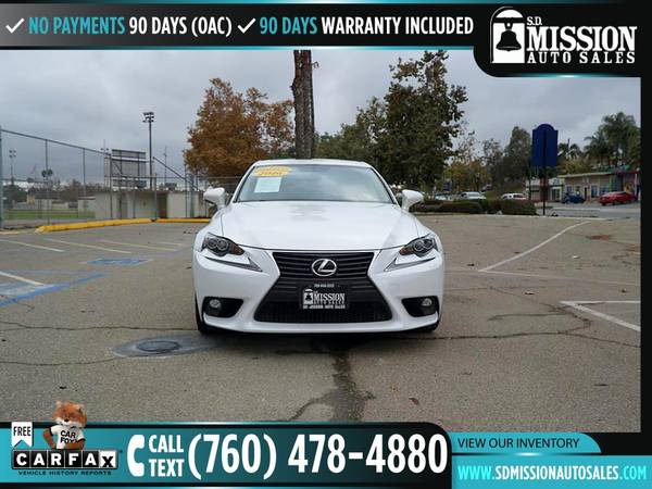 2016 Lexus IS 200t 200 t 200-t FOR ONLY 457/mo! for sale in Vista, CA – photo 4