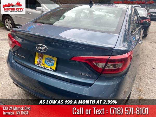 CERTIFIED 2015 HYUNDAI SONATA SPORT! CLEAN! LEATHER! KEYLESS ! RIMS!... for sale in Jamaica, NY – photo 5