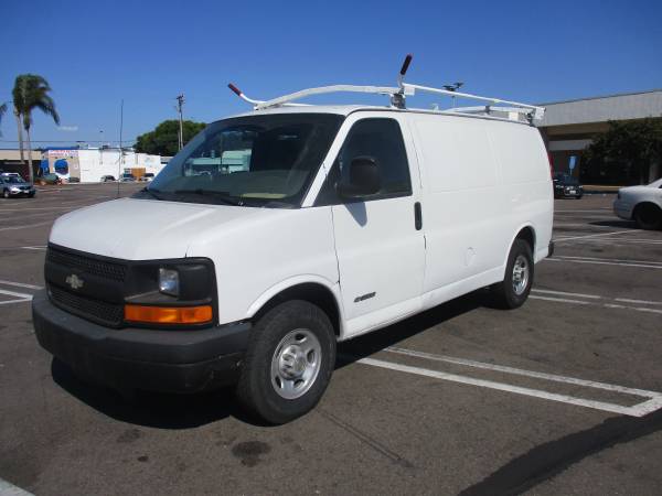 2003 Chevy Express cargo van 1 gov owner 114, 000 miles - cars & for sale in San Diego, CA
