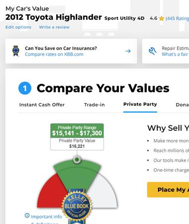 2012 Toyota Highlander for sale in Other, Other – photo 14