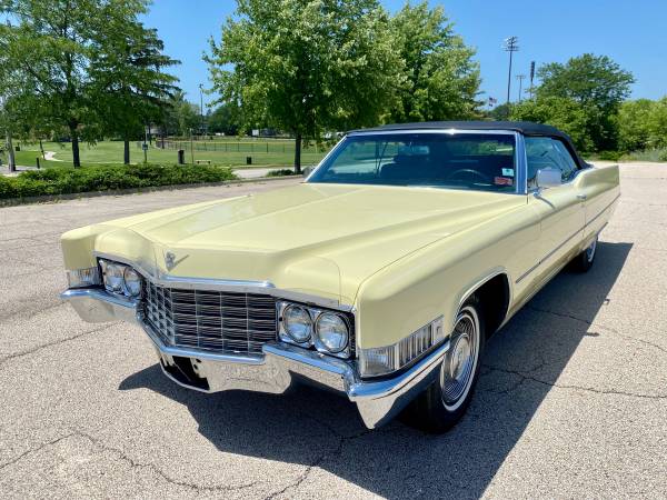 1969 Cadillac Deville Convertible for sale in Arlington Heights, IL