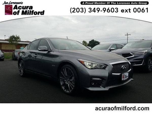 2016 INFINITI Q50 sedan 4dr Sdn 3.0t Red Sport 400 AWD (GRAPHITE... for sale in Milford, CT